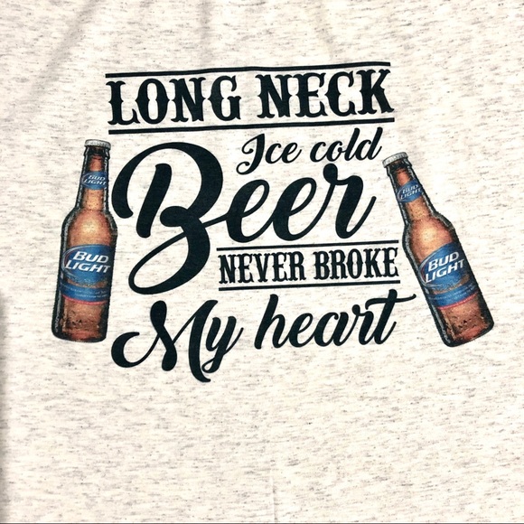 Luke combs beer never broke my heart shirt - Picture 2 of 5